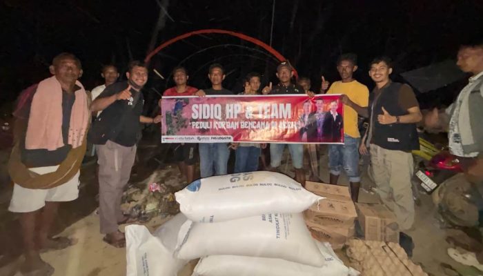 Solidaritas Kreator Konten Aceh, Salurkan Donasi Rp112 Juta Bantu Korban Banjir