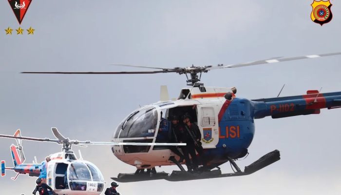 Brimob Polda Aceh Asah Mobilitas Udara Lewat Latihan Jump Hell