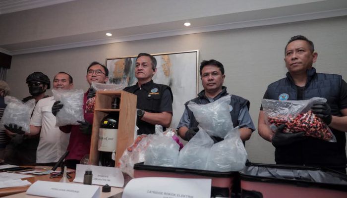 BNN Bongkar Laboratorium Rahasia Narkotika Jaringan Internasional di Jakarta Selatan
