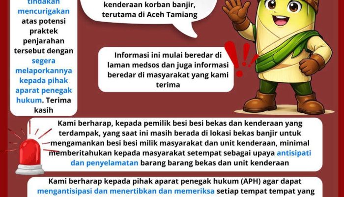 Pemkab Aceh Tamiang Imbau Warga Waspadai Penjarahan Pascabencana