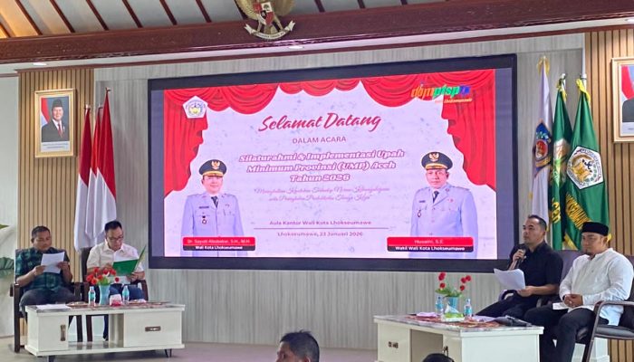 Wali Kota Lhokseumawe Sosialisasikan UMP Aceh 2026