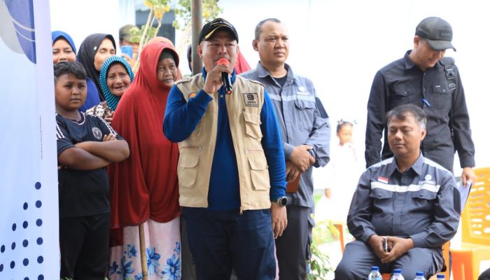 Bupati Aceh Utara Serahkan Kunci Huntara kepada Pengungsi Langkahan