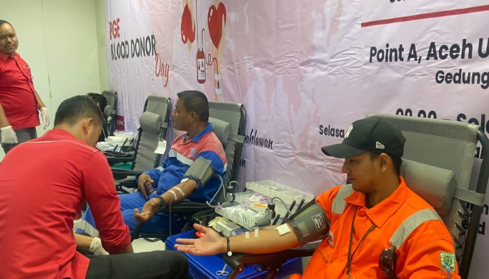 PGE Gelar Donor Darah, Himpun 202 Kantong