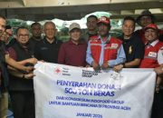 Wakil Gubernur Aceh Terima Bantuan Kemanusiaan dari PMI Pusat