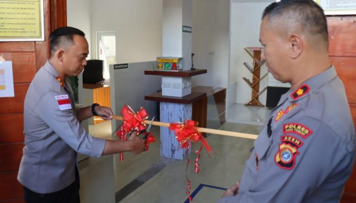 Kapolres Aceh Tengah Resmikan Ruang Pelayanan SKCK Berstandar Ombudsman RI