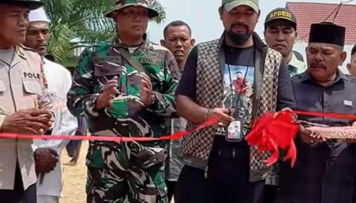Bupati Aceh Timur Resmikan Jembatan Bailey di Kecamatan Nurussalam