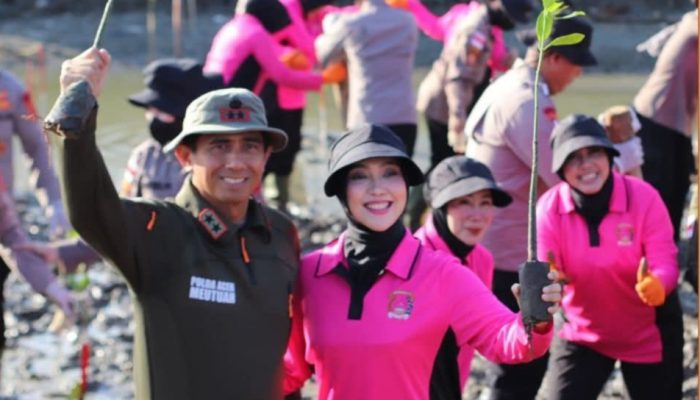 Polda Aceh Tanam 10.000 Mangrove, Ini Manfaatnya