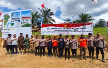 Kapolda Aceh Resmikan Pematangan Lahan Huntap Korban Banjir