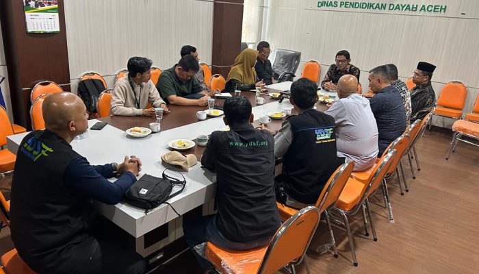 Dinas Pendidikan Dayah Aceh Bahas Bahas Program Pemulihan Dengan Dua Lembaga Ini