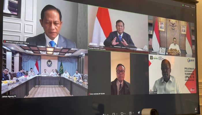 Dari London, Prabowo Pimpin Rapat Strategis Tertibkan Kawasan Hutan Nasional