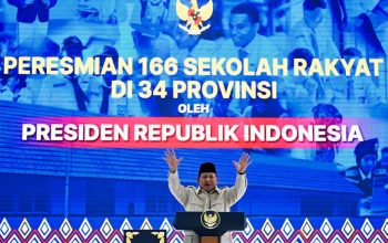 Presiden Resmikan 166 Sekolah Rakyat di Indonesia