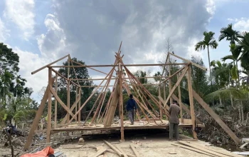 Dari Kayu Hanyut ke Rumah Layak, UGM Percepat 550 Huntara di Aceh