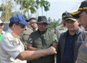 Bupati Aceh Utara Dampingi Mendagri Tinjau Huntara Langkahan