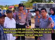 Kapolda Aceh Tinjau Kesiapan Pelayanan Polres Aceh Tamiang Pascabanjir