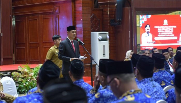 Lantik 201 Kepsek, Sekda Aceh Peringatkan Bom Waktu Pendidikan