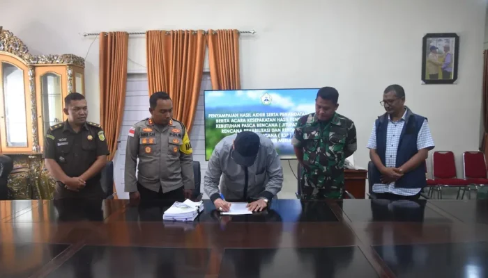 Bupati Bener Meriah Teken JITUPASNA dan R3P Pascabencana