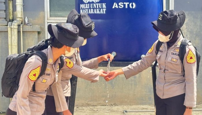 Sumur Bor Polri Jamin Kebutuhan Air Bersih RSUD Tamiang