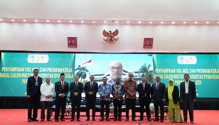 Tiga Nama Lolos Penyaringan Calon Rektor USK, Pemilihan pada 2 Februari