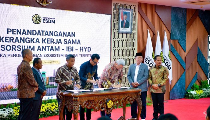 Disaksikan Bahlil, Proyek Baterai Raksasa Siap Serap 10 Ribu Pekerja