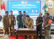 Wali Kota Lhokseumawe, Sayuti Abubakar, bersama Forkopimda, instansi vertikal, perbankan, dan akademisi menandatangani Berita Acara Kesepakatan Hasil JITUPASNA