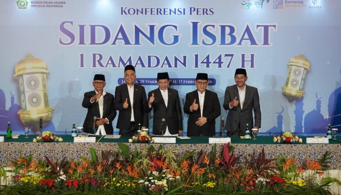 Pemerintah Tetapkan 1 Ramadan 1447 H Jatuh 19 Februari 2026