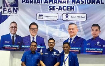 Dek Gam Tunjuk Bos Yudi Pimpin PAN Bireuen 2026–2030