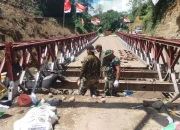 Jembatan Bailey Wehni Rongka Kembali Normal Dilalui