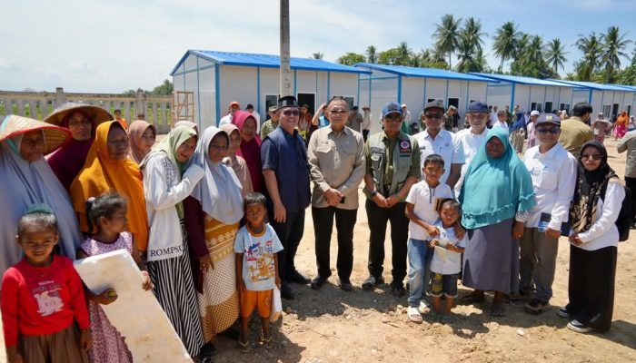 Wamenko Polkam Tinjau Progres 106 Bangunan Korban Banjir