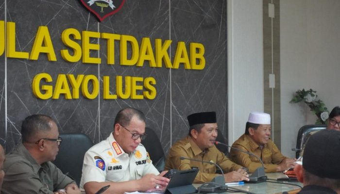 Bupati Gayo Lues Desak Dana Lahan Relokasi Desa