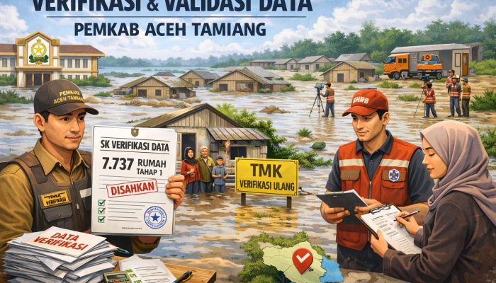 Pemkab Aceh Tamiang Sahkan 7.737 Rumah Korban Banjir