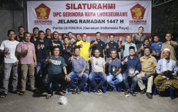 Gerindra Lhokseumawe Gelar Silaturahmi dan Konsolidasi Jelang Ramadan 1447 H