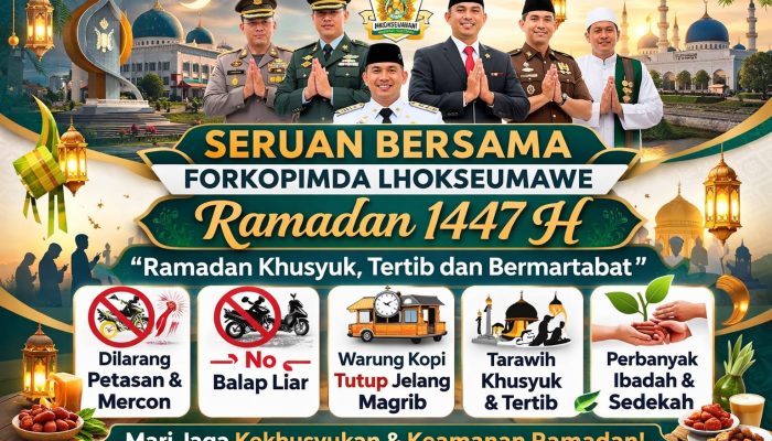 Forkopimda Lhokseumawe Keluarkan Aturan Tegas Selama Ramadan