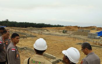 Kapolda Aceh Tinjau Pembangunan Huntap Polri di Aceh Tamiang