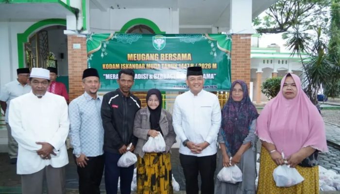 Kodam IM Tebar Kepedulian Lewat Tradisi Meugang