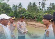Kapolda Aceh Tinjau Jembatan Putus di Bireuen, Pembangunan Bailey Dipercepat