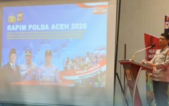 Kapolda Aceh Buka Rapim 2026, Tekankan Sinkronisasi Kebijakan dan Profesionalisme