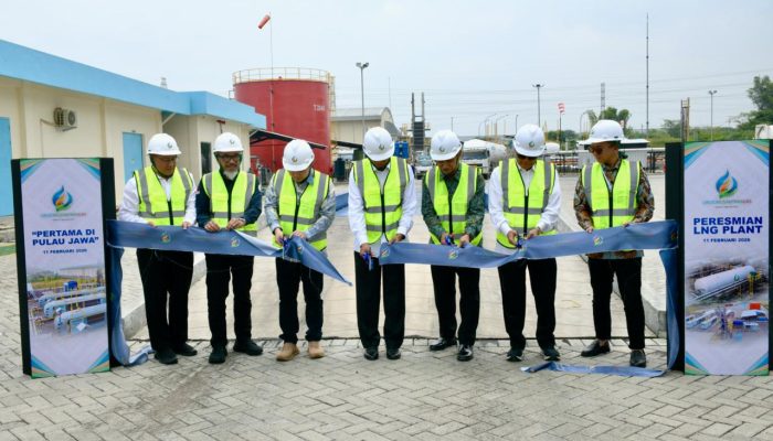 Kilang Mini LNG Pertama di Jawa Resmi Beroperasi