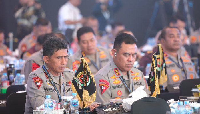 Kapolda Aceh Hadiri Rapim Polri 2026