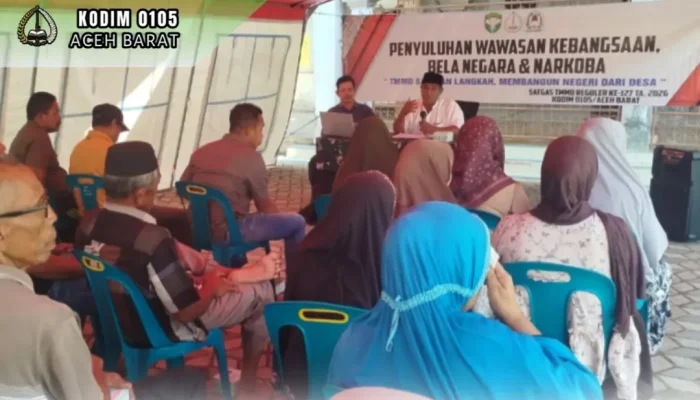 TMMD Aceh Barat Perkuat Wasbang dan Anti Narkoba