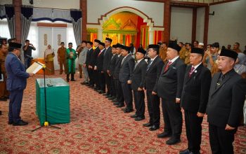 Bupati Nagan Raya Lantik 13 Pejabat Pimpinan Tinggi