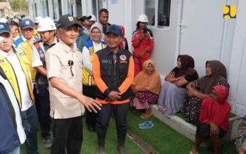 Menteri PU Targetkan 44 Blok Huntara Aceh Utara Rampung Sebelum Lebaran