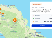 Gempa Guncang Gayo Lues, BMKG Ungkap Penyebabnya