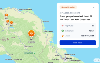 Gempa Guncang Gayo Lues, BMKG Ungkap Penyebabnya