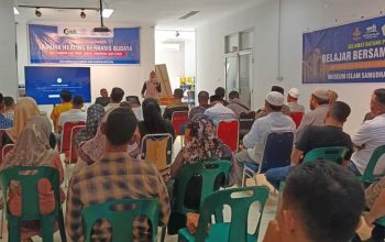 Puluhan seniman dan penggiat budaya Aceh Utara mengikuti kegiatan Trauma Healing Berbasis Budaya di Aula Museum Islam Samudra Pasai