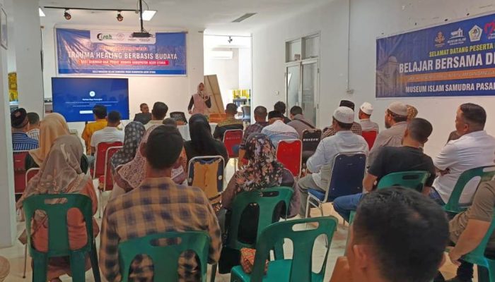 Puluhan Seniman Aceh Utara Ikut Trauma Healing Berbasis Budaya