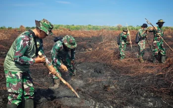 TNI–Polri dan BPBD Siaga Cegah Api Susulan Karhutla Aceh Barat