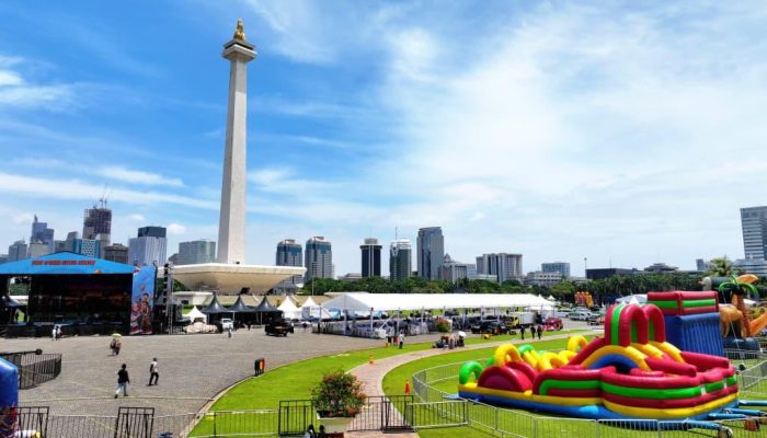Presiden Gelar Bazar dan Hiburan Rakyat di Monas