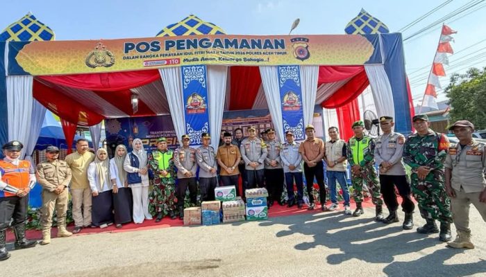 Bupati dan Kapolres Tinjau Pos Mudik Lebaran Aceh Timur