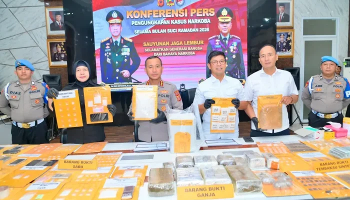 Polrestabes Bandung Bongkar 30 Kasus Narkoba Selama Ramadan