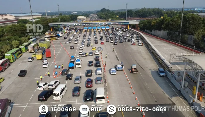 Korlantas Terapkan One Way Parsial Tol Trans Jawa